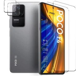 Xiaomi Poco F4 - 9H Displayschutzfolie 2x Display & Kamera