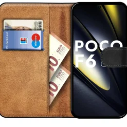 Xiaomi Poco F6 - Klapphülle mit Kartenfächern