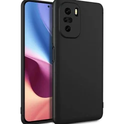 Xiaomi Poco F3 / Mi 11i - Slim Silikon Backcover Schwarz