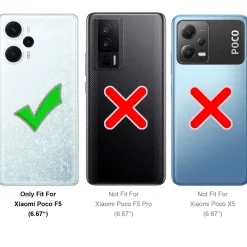 Xiaomi Poco F5 5G - Slim Silikon Backcover Schwarz