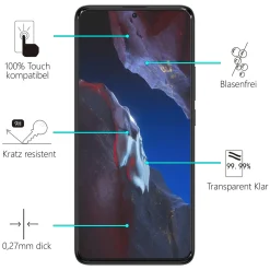 Xiaomi Poco F5 5G - 2x 9H Panzer Glasfolie, Displayfolie