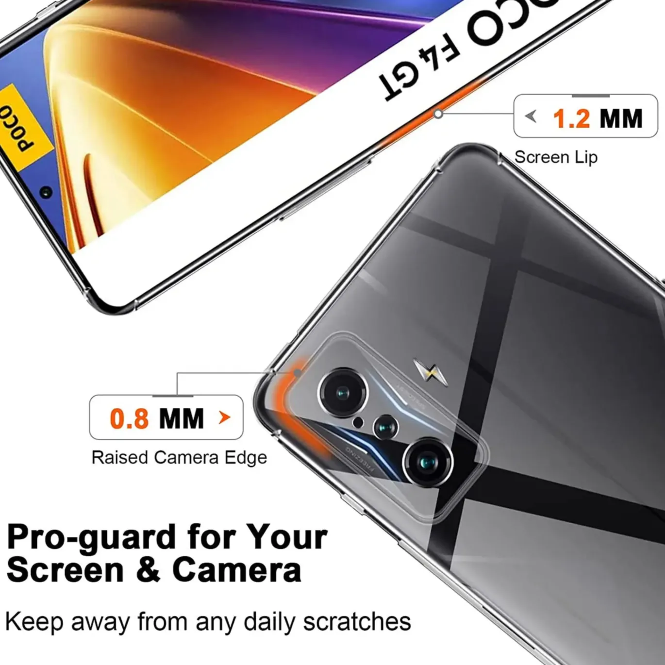 Xiaomi Poco F4 GT - Slim Clear Case Hülle