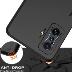 Xiaomi Poco F4 GT - Slim Silikon Backcover Schwarz