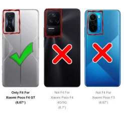 Xiaomi Poco F4 GT - Slim Silikon Backcover Schwarz