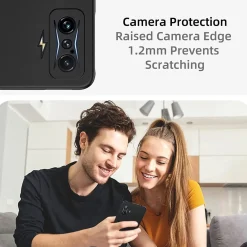 Xiaomi Poco F4 GT - Slim Silikon Backcover Schwarz
