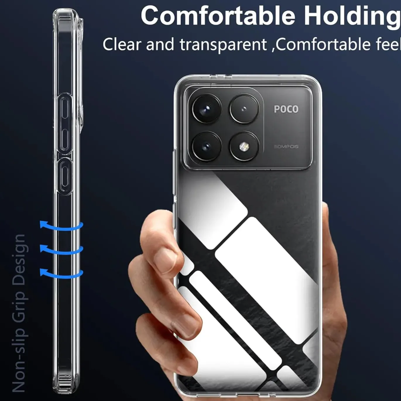 Xiaomi Poco F6 Pro - Slim Clear Case Hülle