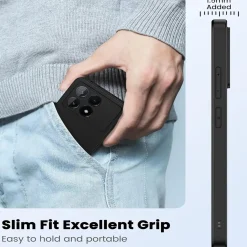 Xiaomi Poco F6 Pro - Slim Silikon Backcover Schwarz