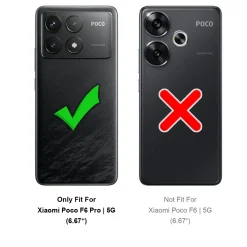 Xiaomi Poco F6 Pro - Slim Silikon Backcover Schwarz