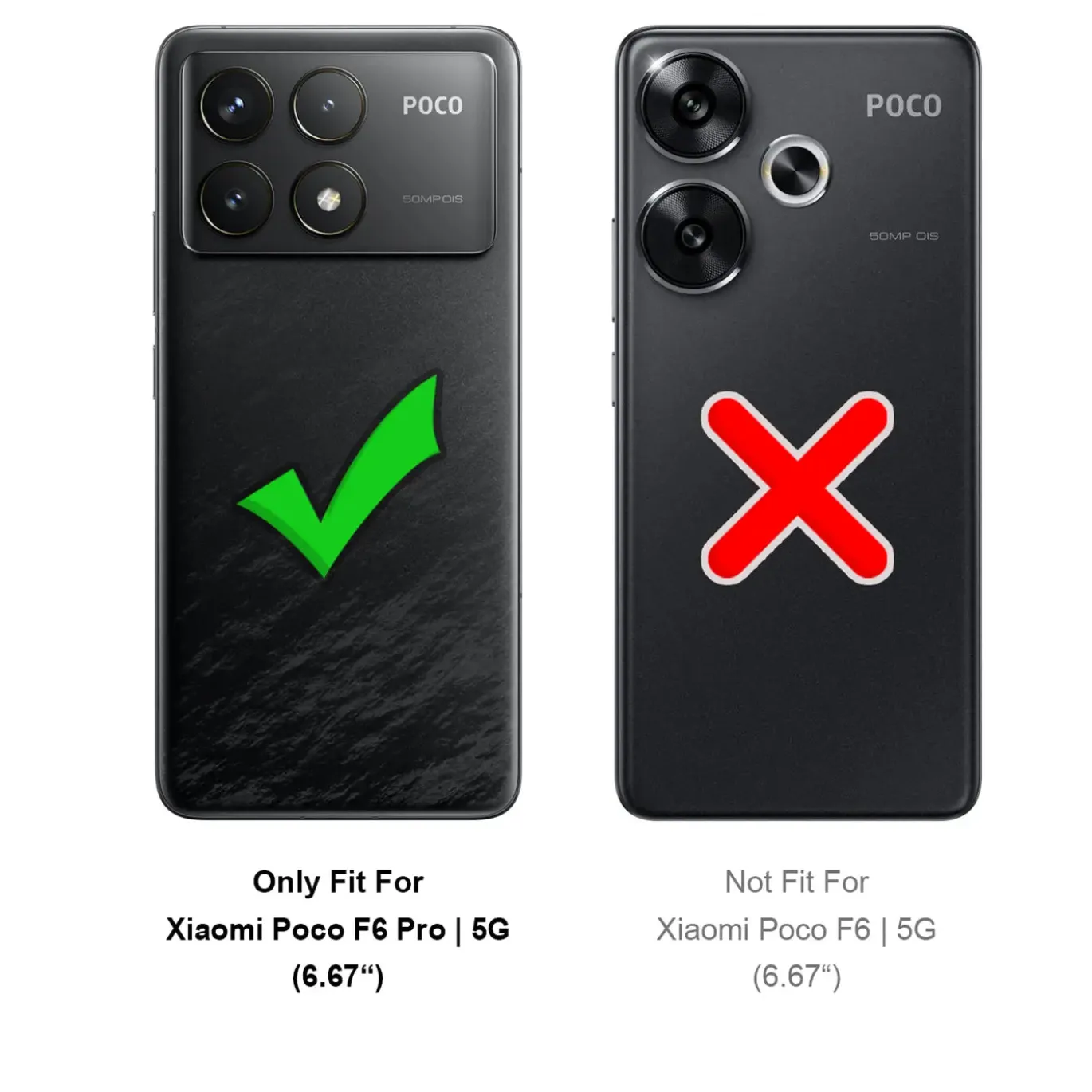 Xiaomi Poco F6 Pro - Slim Silikon Backcover Schwarz