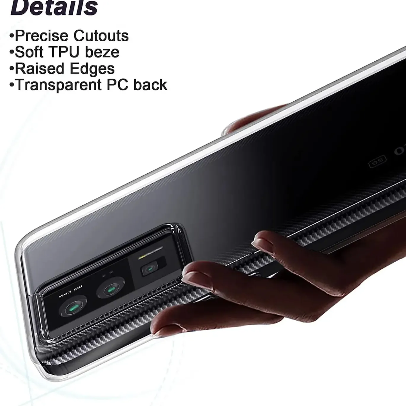 Xiaomi Poco F5 Pro 5G - Slim Clear Case Hülle