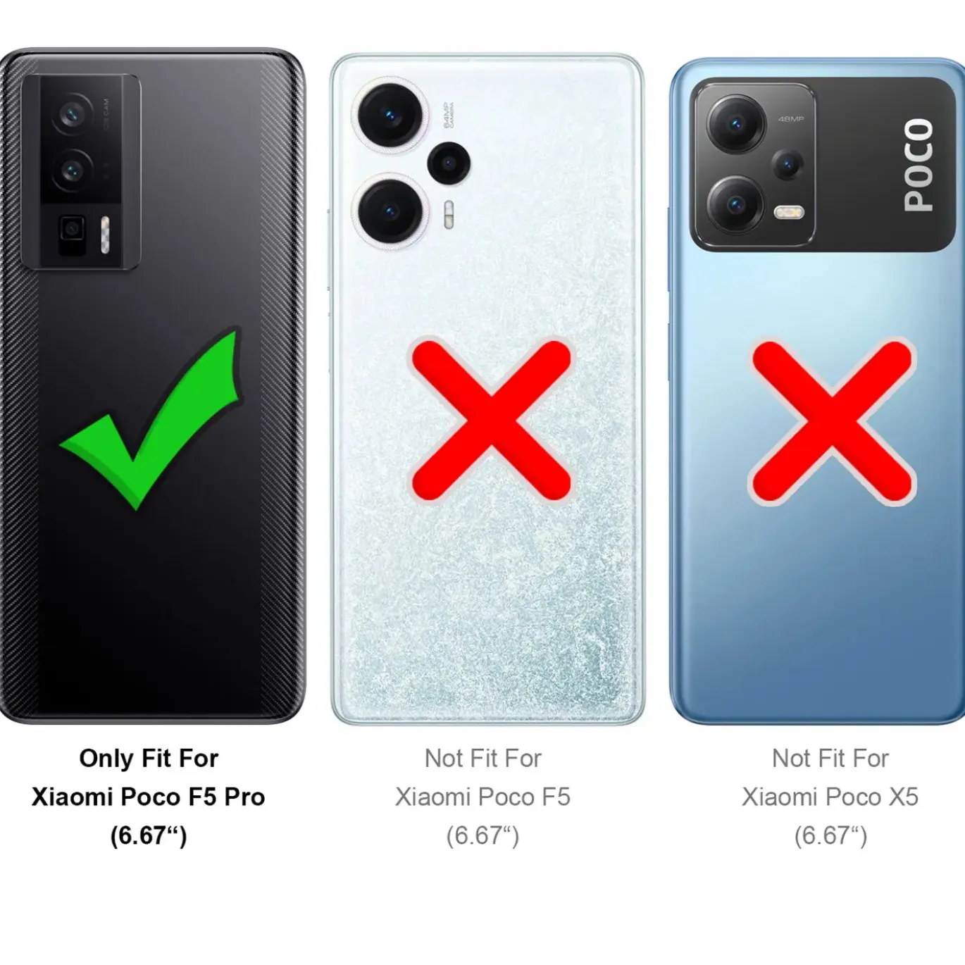 Xiaomi Poco F5 Pro 5G - 2x 9H Panzer Glasfolie, Displayfolie