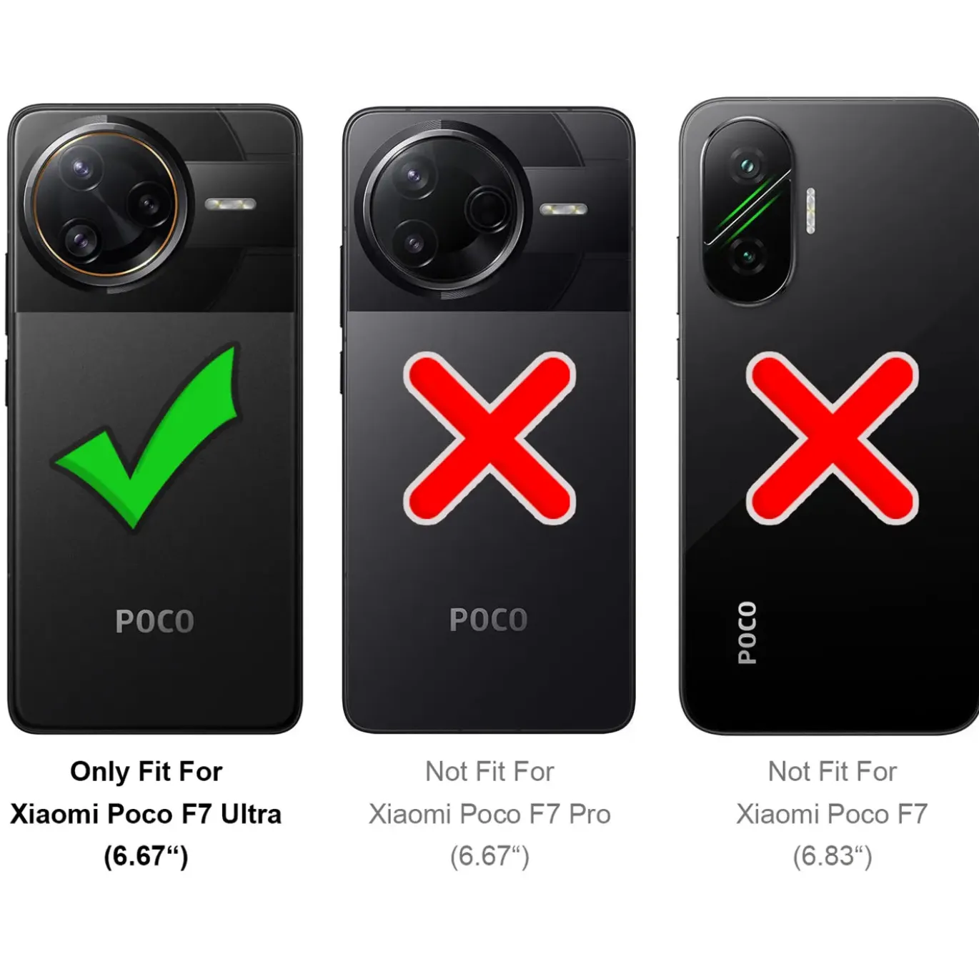 Xiaomi Poco F7 Ultra - Klapphülle mit Kartenfächern