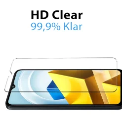 Xiaomi Poco M5 - 9H Displayschutzfolie 2x Display & Kamera