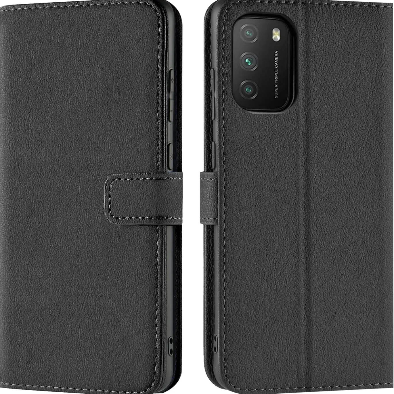 Xiaomi Poco M3 - Klapphülle mit Kartenfächern