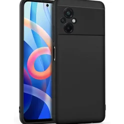 Xiaomi Poco M5 - Slim Silikon Backcover Schwarz