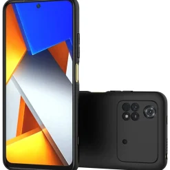 Xiaomi Poco M4 Pro - Slim Silikon Backcover Schwarz