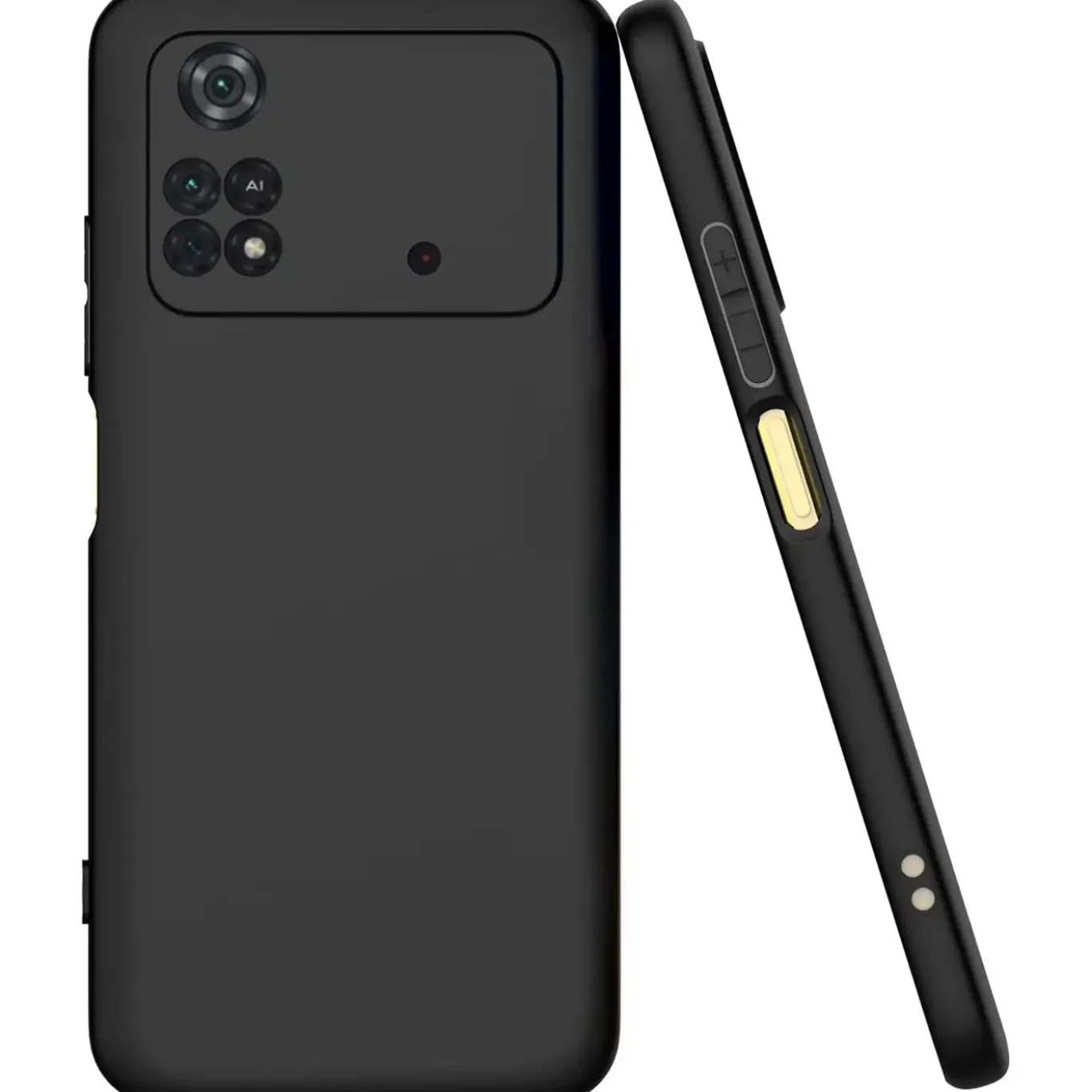 Xiaomi Poco M4 Pro - Slim Silikon Backcover Schwarz