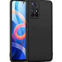 Xiaomi Poco M4 Pro 5G - Slim Silikon Backcover Schwarz