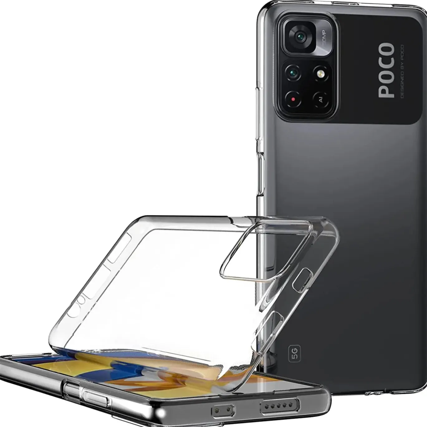 Xiaomi Poco M4 Pro 5G - Slim Clear Case Hülle