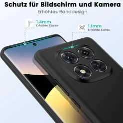Xiaomi Poco X7 - Slim Silikon Backcover Schwarz