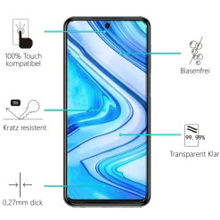 Xiaomi Poco X3 - 2x 9H Panzer Glasfolie, Displayfolie