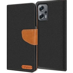 Xiaomi Poco X4 GT - Jeanslook Klapphülle mit Kartenfach