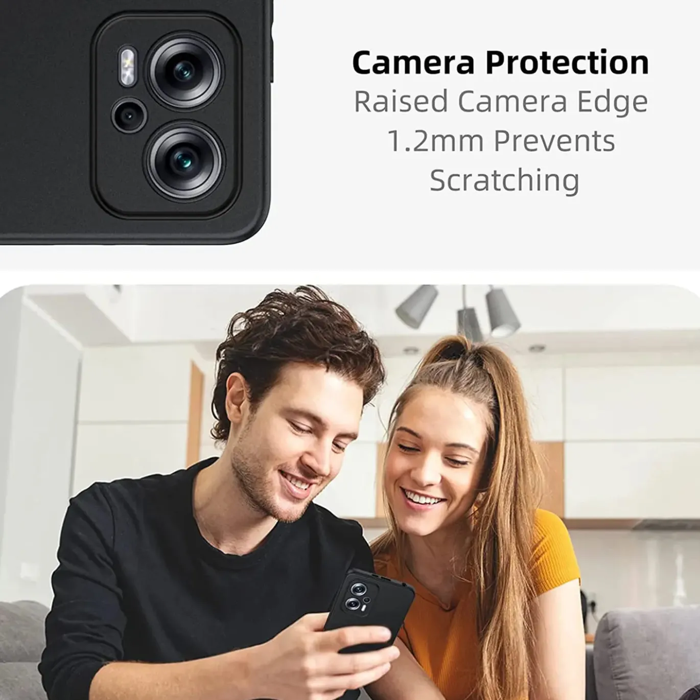 Xiaomi Poco X4 GT - Slim Silikon Backcover Schwarz