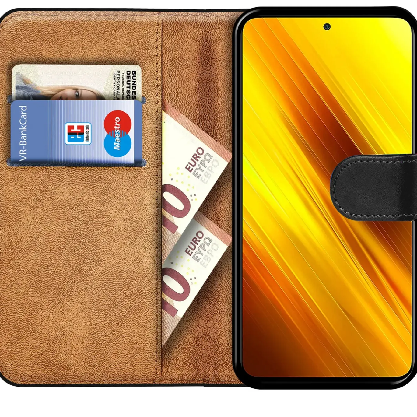 Xiaomi Poco X3 Pro - Klapphülle mit Kartenfächern