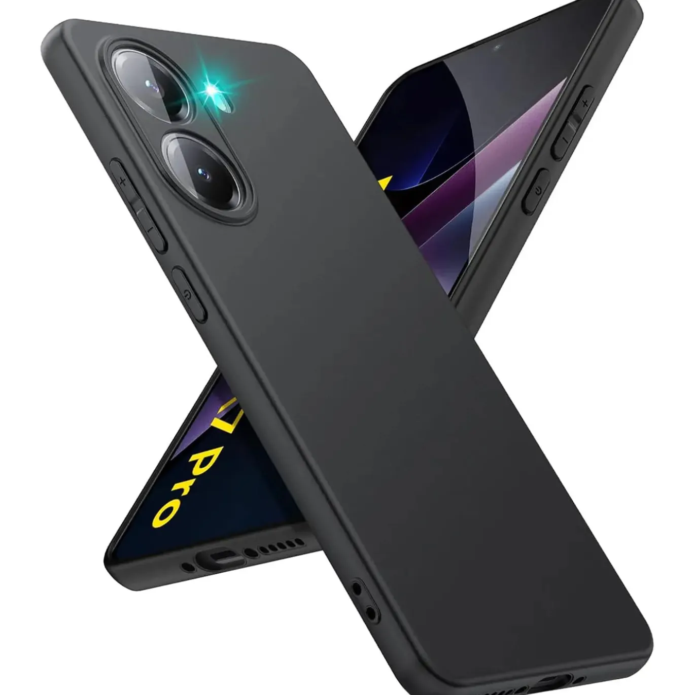 Xiaomi Poco X7 Pro - Slim Silikon Backcover Schwarz