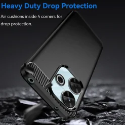 Xiaomi Redmi 13 - Carbon Case Hülle, stoßfest