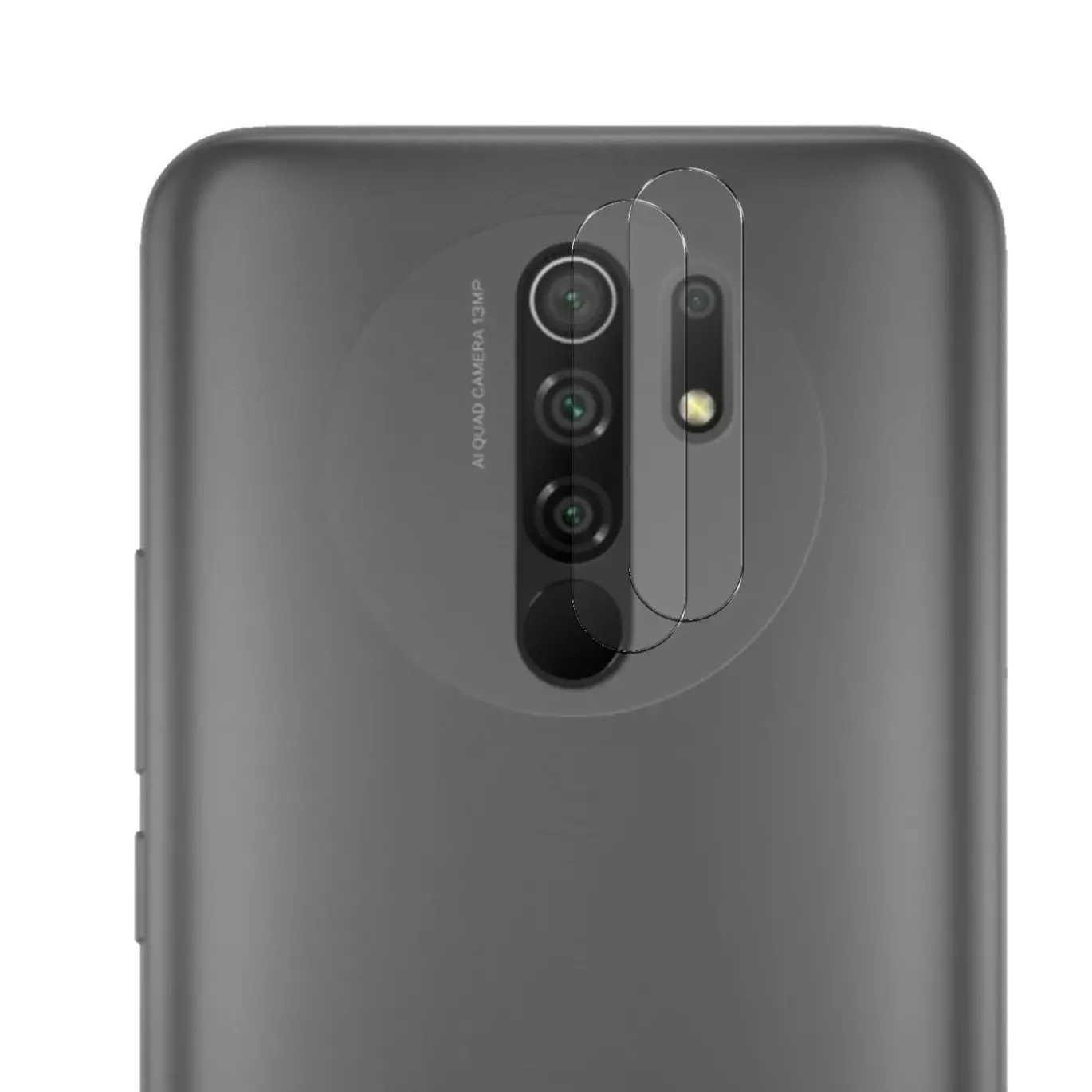 Xiaomi Redmi 9 - 9H Displayschutzfolie 2x Display & Kamera