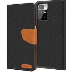 Xiaomi Redmi 10 - Jeanslook Klapphülle mit Kartenfach