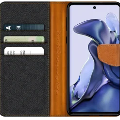 Xiaomi Redmi 10 - Jeanslook Klapphülle mit Kartenfach