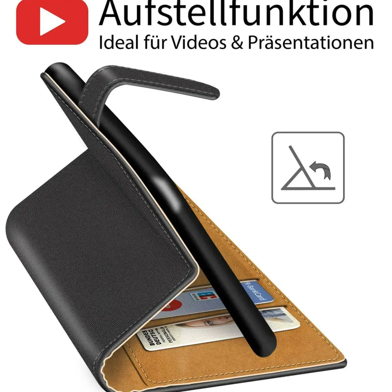 Xiaomi Redmi 13 - Klapphülle mit Kartenfächern
