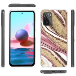 Xiaomi Redmi 10 - Marmor & Sand Design Hülle