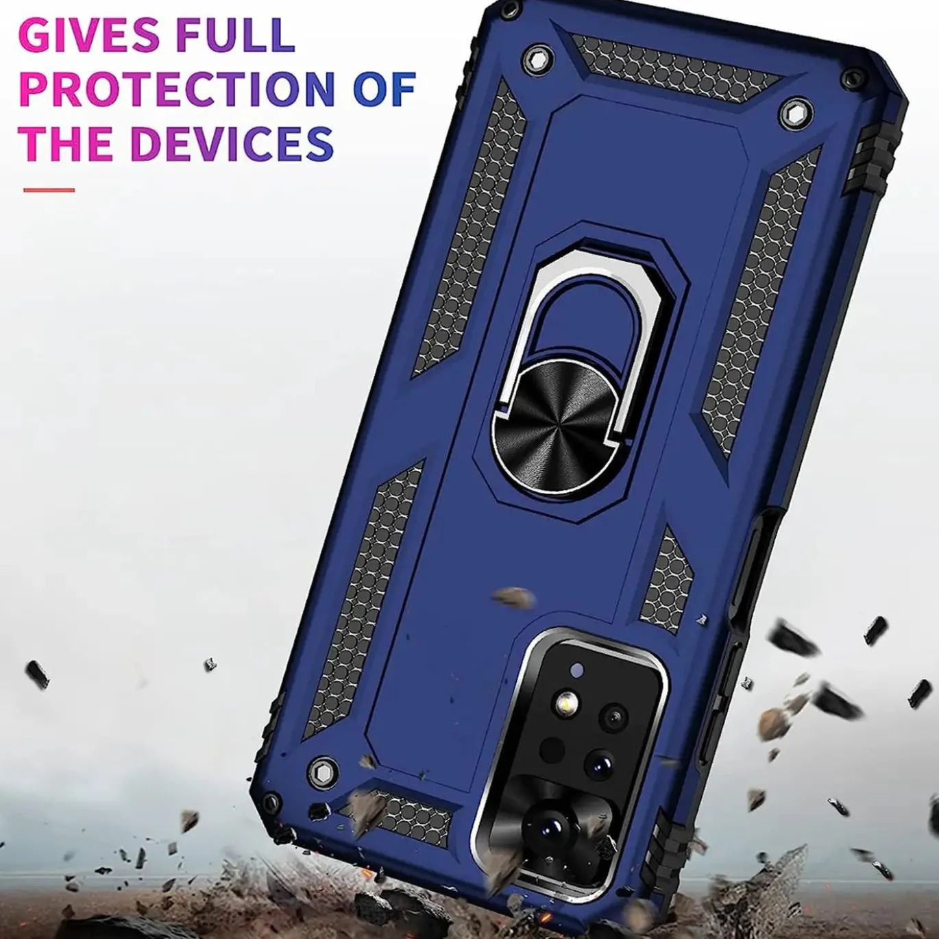 Xiaomi Redmi 10 - Outdoor Hardcase mit Ringhalter