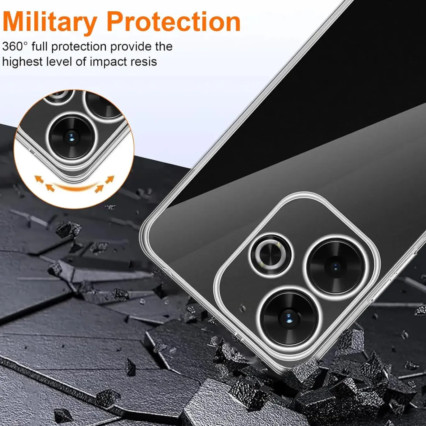 Xiaomi Redmi 13 - Slim Clear Case Hülle