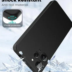 Xiaomi Redmi 12 - Slim Silikon Backcover Schwarz