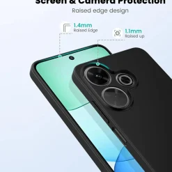 Xiaomi Redmi 13 - Slim Silikon Backcover Schwarz