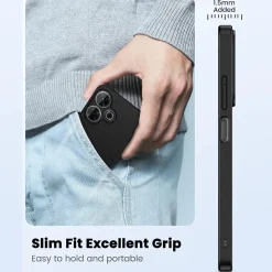 Xiaomi Redmi 13 - Slim Silikon Backcover Schwarz