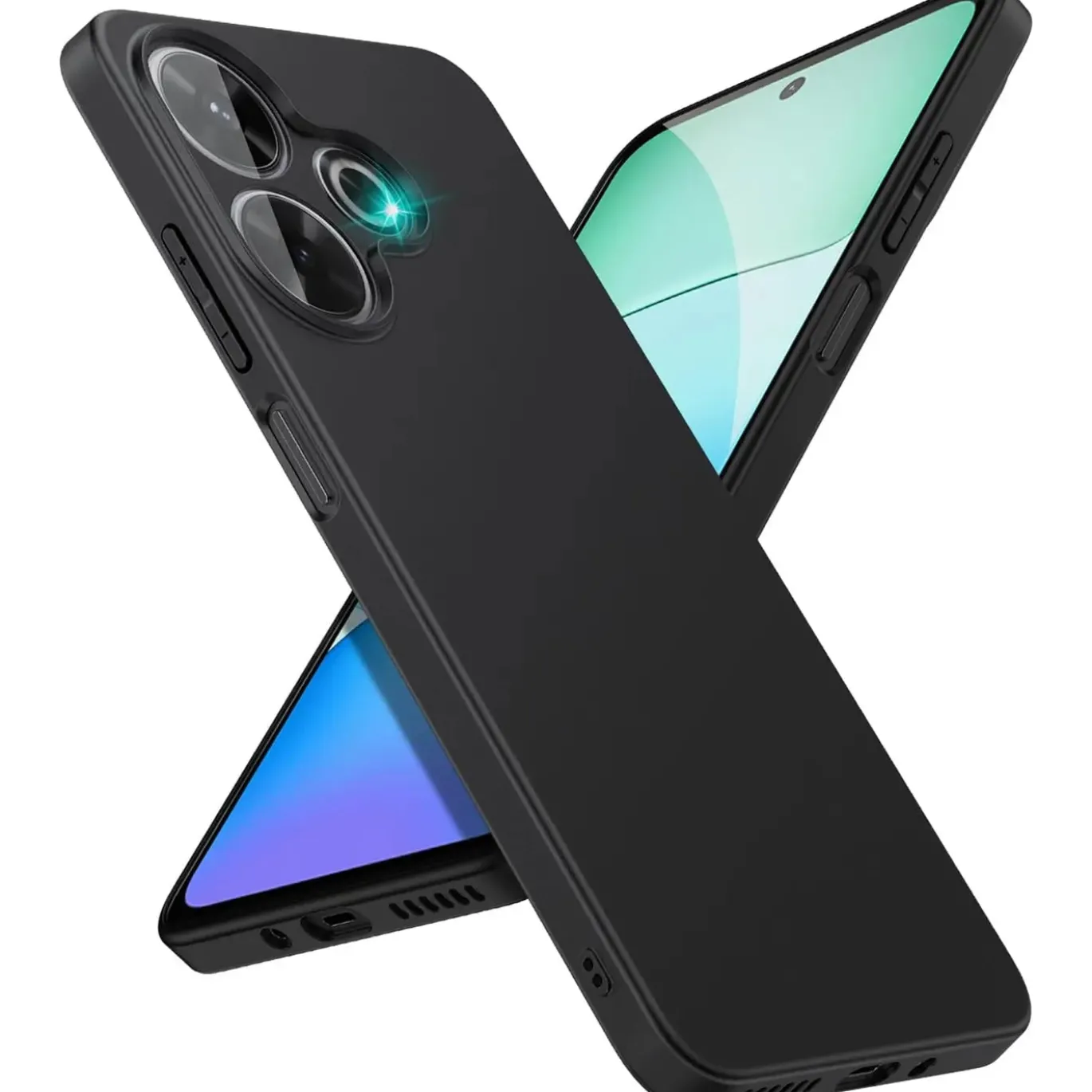 Xiaomi Redmi 13 - Slim Silikon Backcover Schwarz