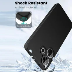 Xiaomi Redmi 13 - Slim Silikon Backcover Schwarz