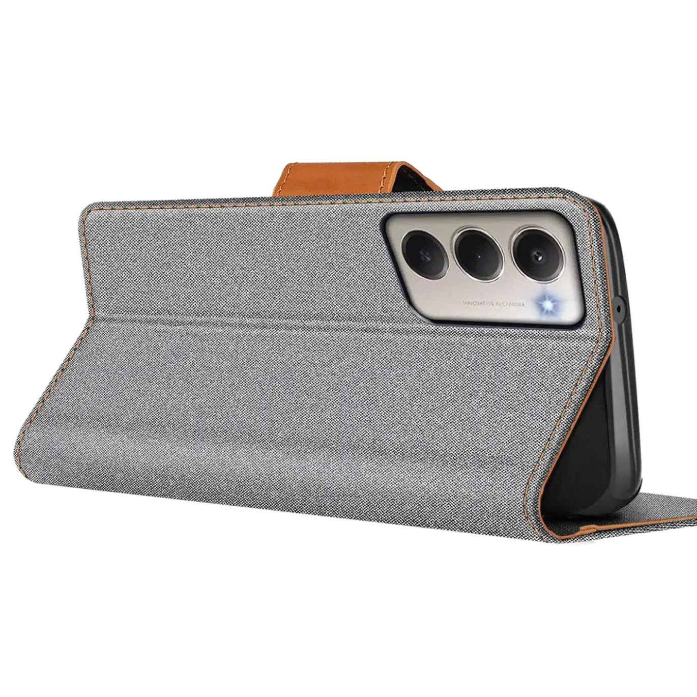 Xiaomi Redmi 15 4G/5G - Jeanslook Klapphülle mit Kartenfach