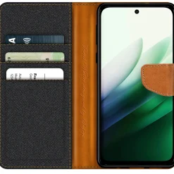 Xiaomi Redmi 15 4G/5G - Jeanslook Klapphülle mit Kartenfach