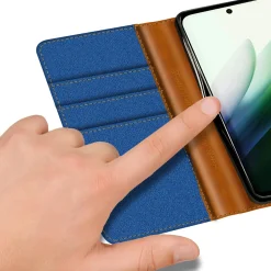 Xiaomi Redmi 15 4G/5G - Jeanslook Klapphülle mit Kartenfach