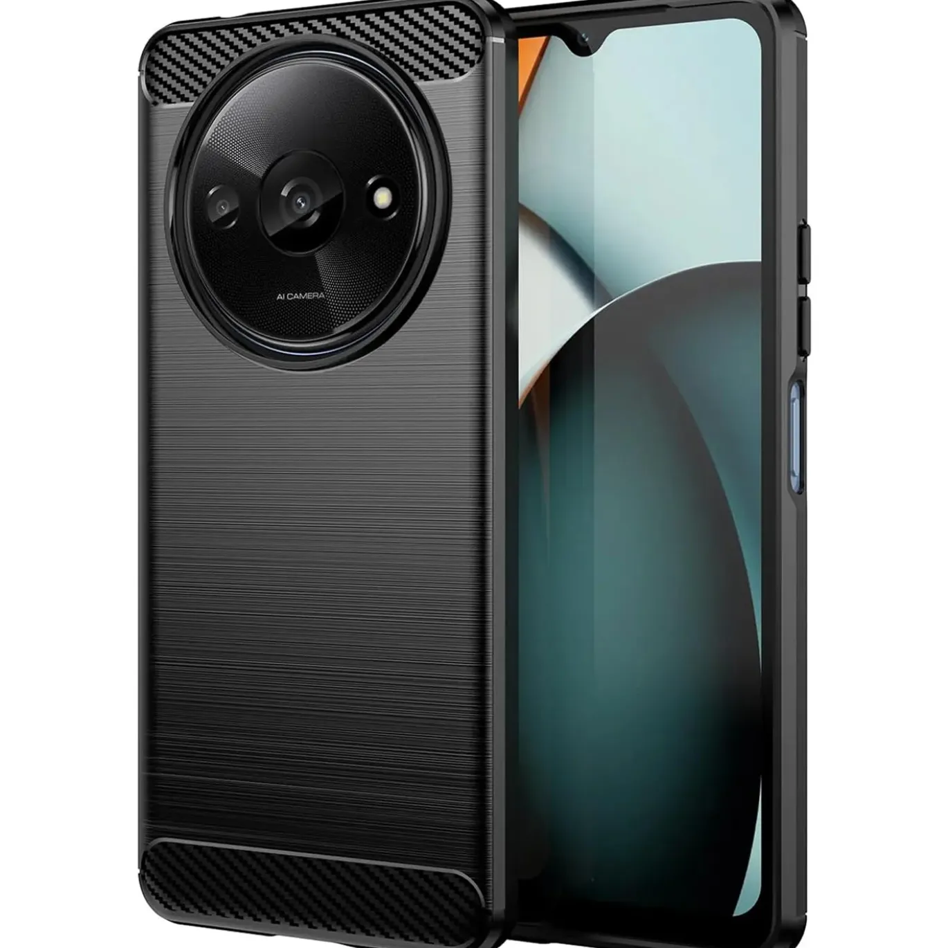Xiaomi Redmi A3 - Carbon Case Hülle, stoßfest