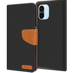 Xiaomi Redmi A1 - Jeanslook Klapphülle mit Kartenfach