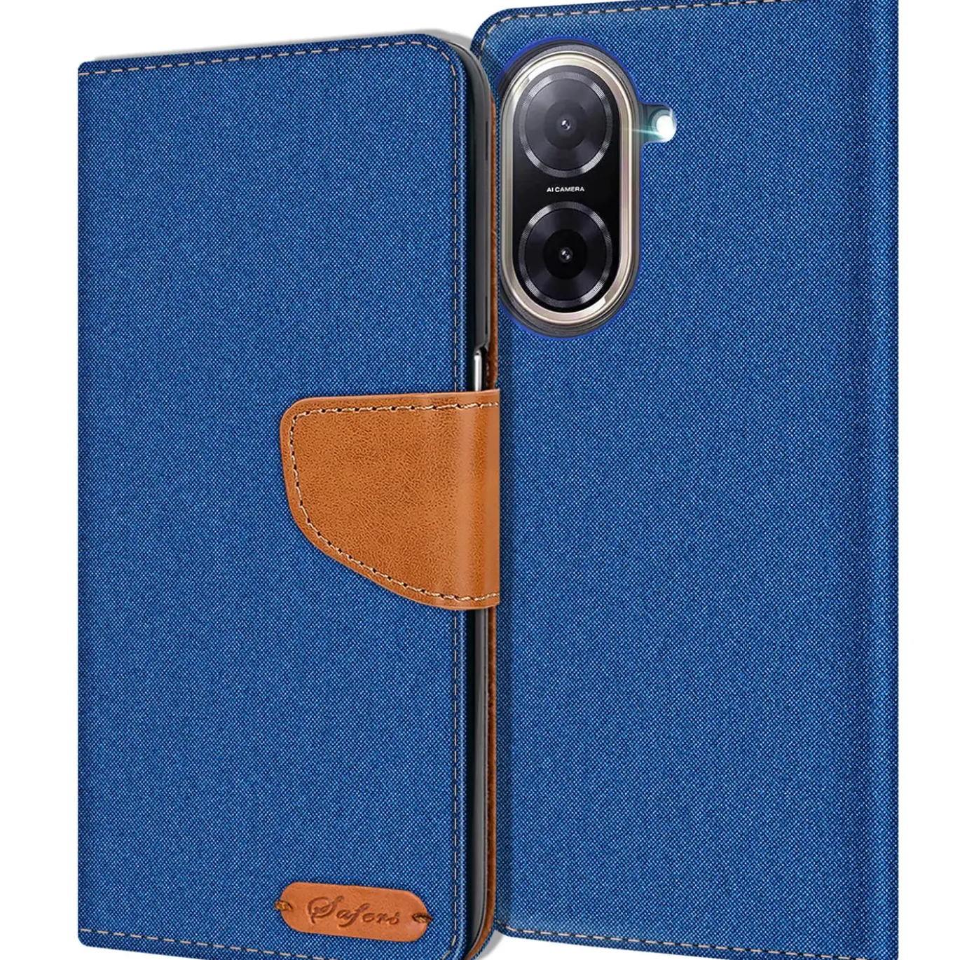 Xiaomi Redmi A5 - Jeanslook Klapphülle mit Kartenfach