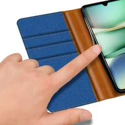 Xiaomi Redmi A5 - Jeanslook Klapphülle mit Kartenfach