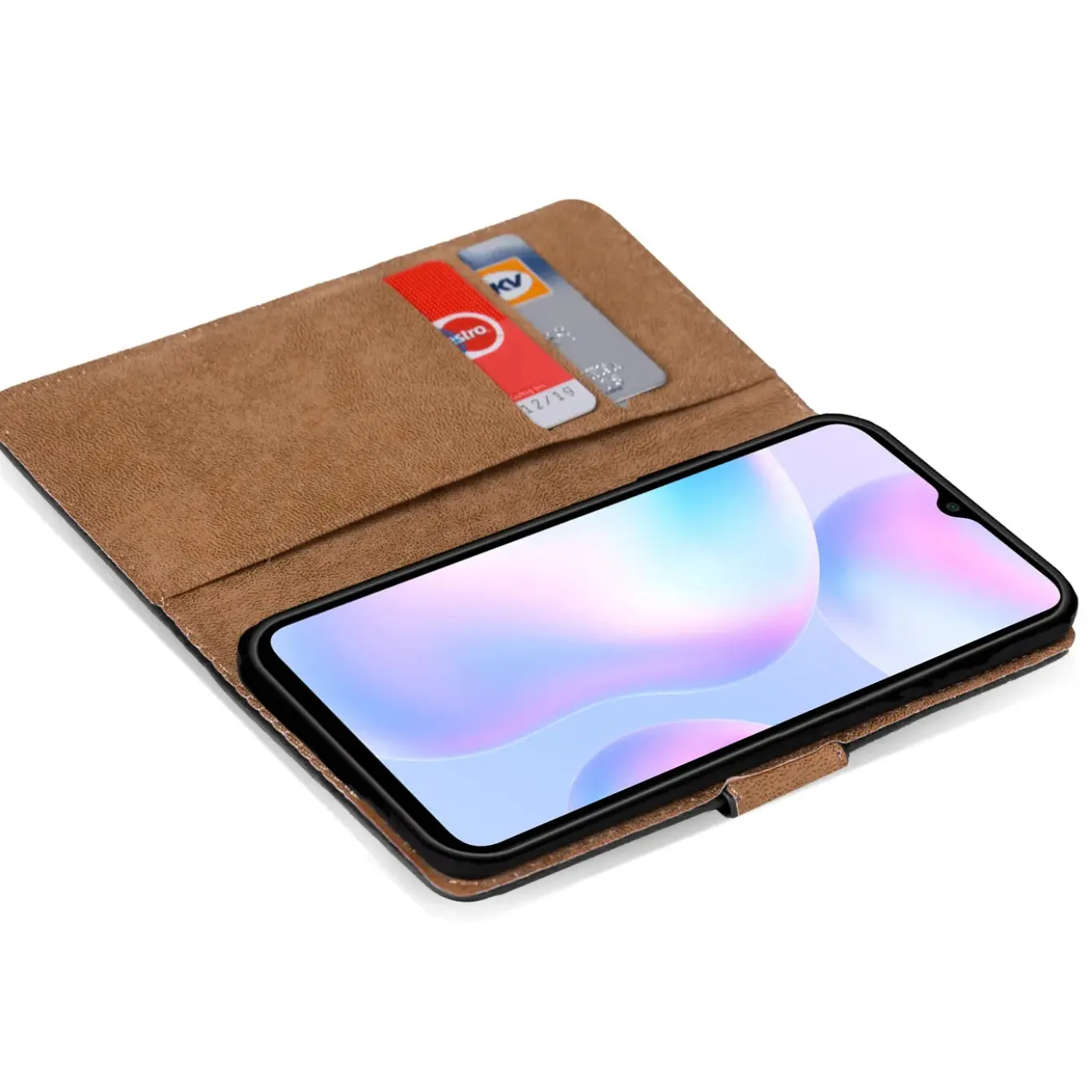 Xiaomi Redmi 9A - Klapphülle mit Kartenfächern